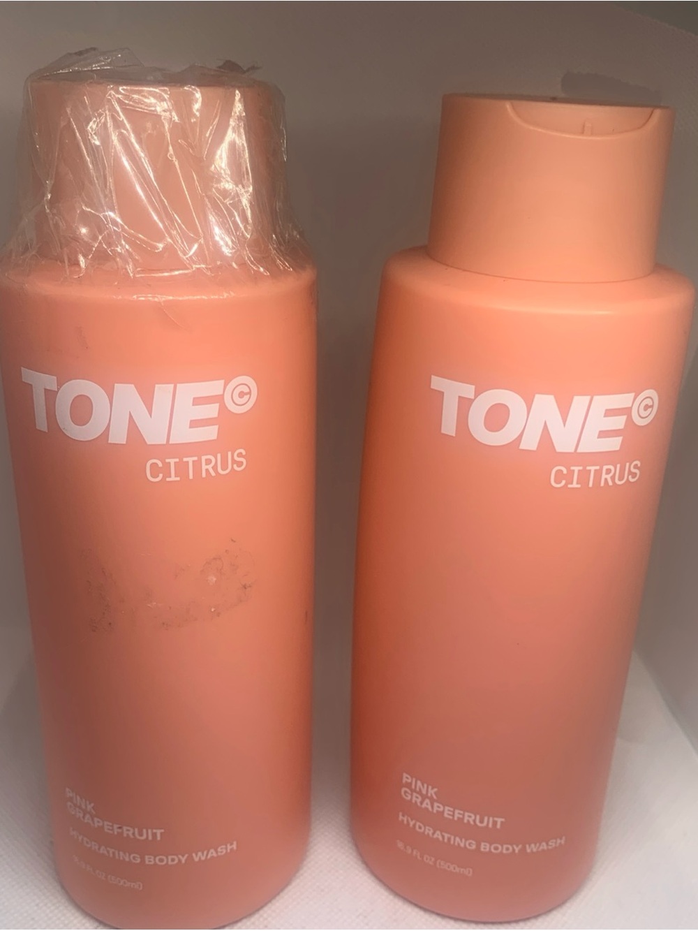 Tone Citrus Pink Grapefruit Hydrating Body Wash - Set of 2. New 16.9 Fl Oz Each